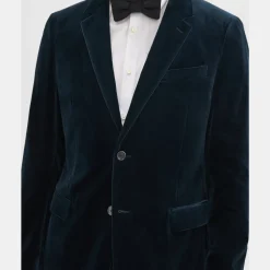 Theory Chambers Blazer In Stretch Velvet-Men Suits|Blazers + Jackets
