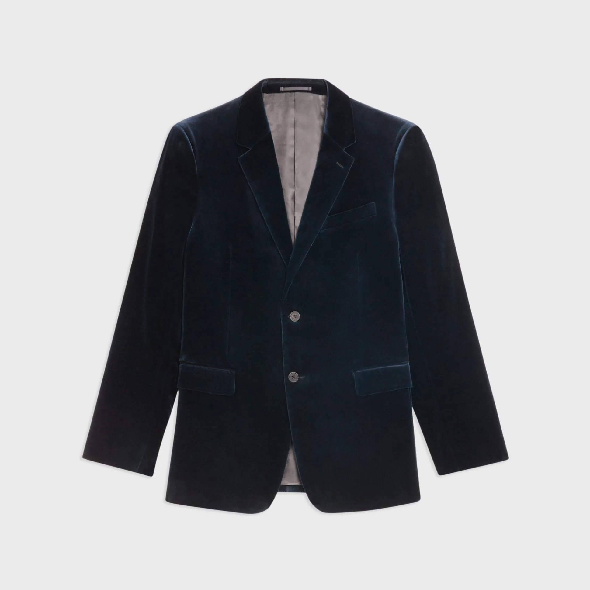 Theory Chambers Blazer In Stretch Velvet-Men Suits|Blazers + Jackets