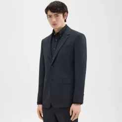 Theory Chambers Blazer In Wool Flannel-Men Suits|Blazers + Jackets