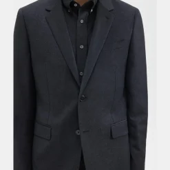 Theory Chambers Blazer In Wool Flannel-Men Suits|Blazers + Jackets