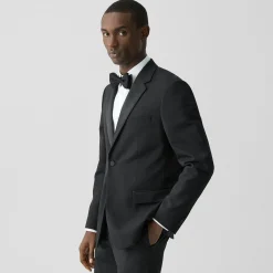 Theory Chambers Tuxedo Blazer In Stretch Wool-Men Blazers + Jackets