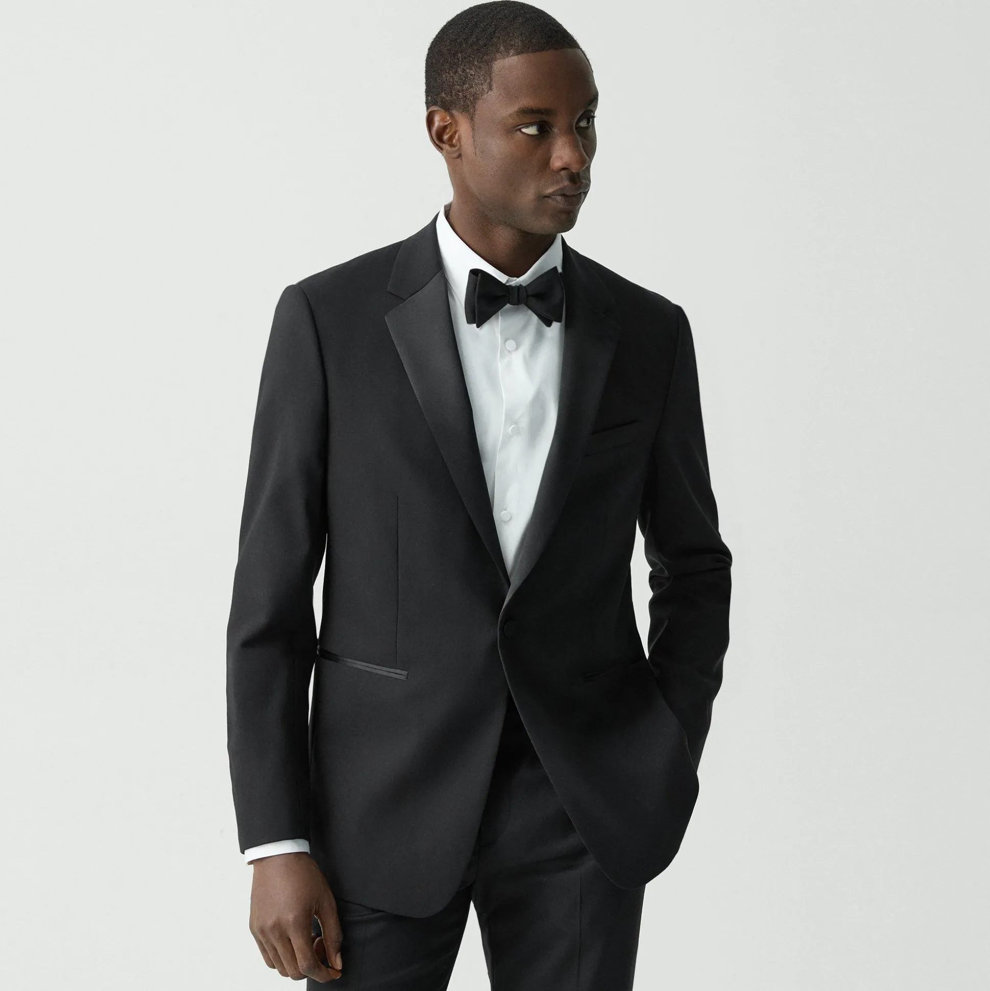 Theory Chambers Tuxedo Blazer In Stretch Wool-Men Suits|Blazers + Jackets