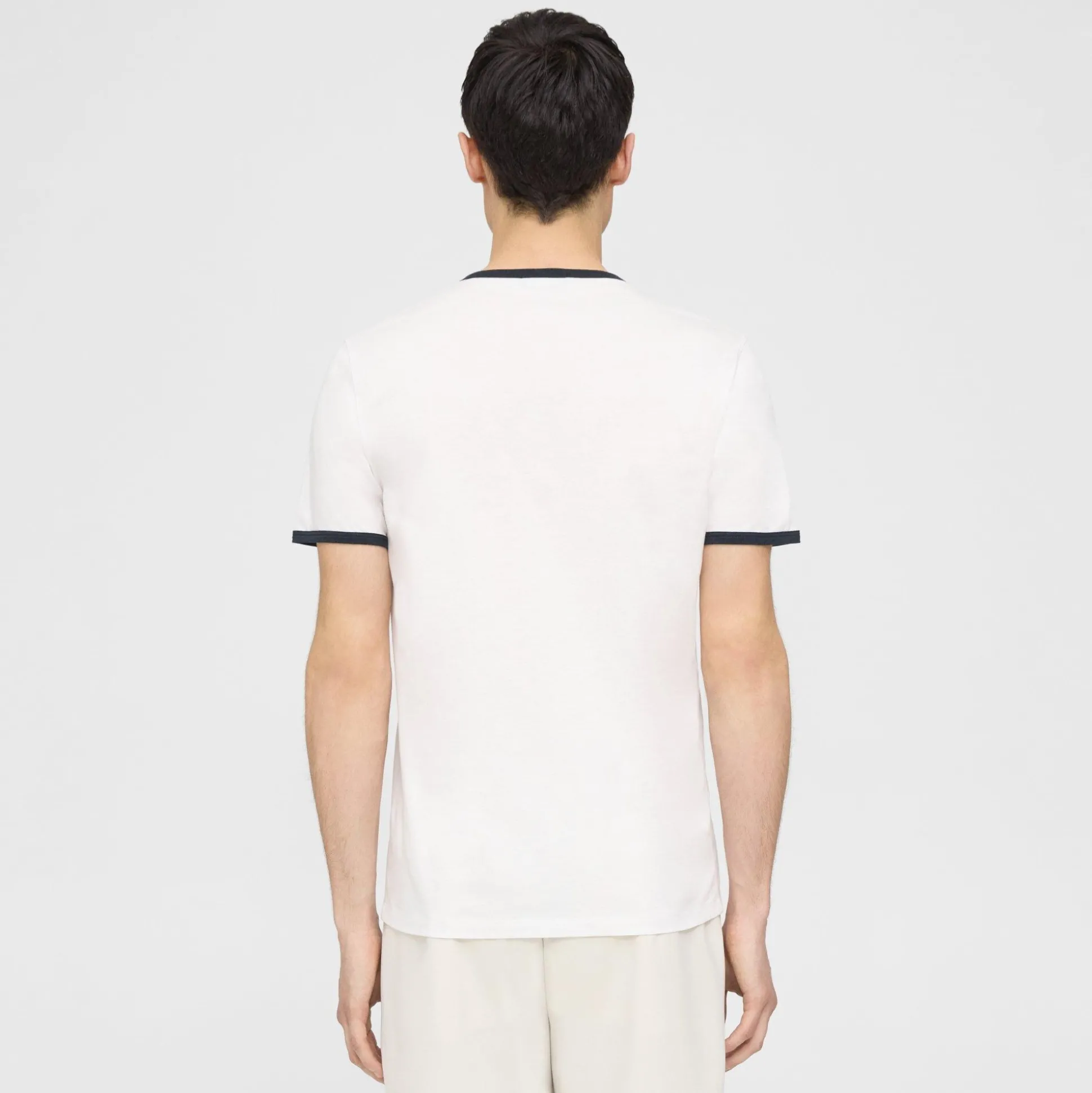 Theory Cilian Tee In Luxe Cotton Jersey-Men T-shirts + Polos
