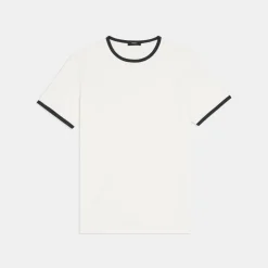 Theory Cilian Tee In Luxe Cotton Jersey-Men T-shirts + Polos