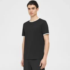 Theory Cilian Tee In Luxe Cotton Jersey-Men T-shirts + Polos