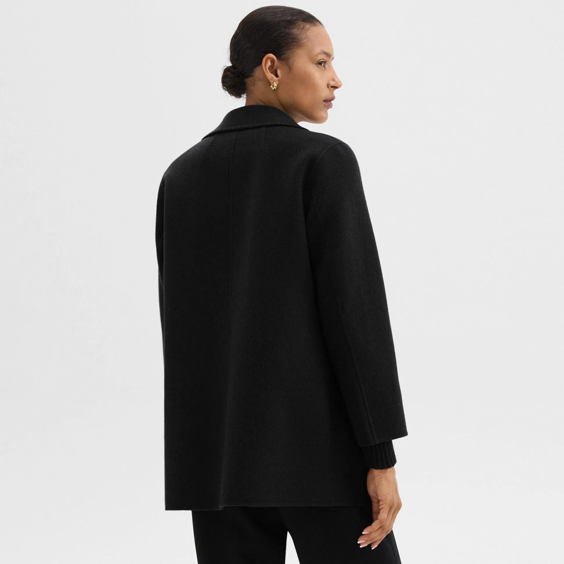 Theory Clairene Jacket In Double-Face Wool-Cashmere-Women Outerwear