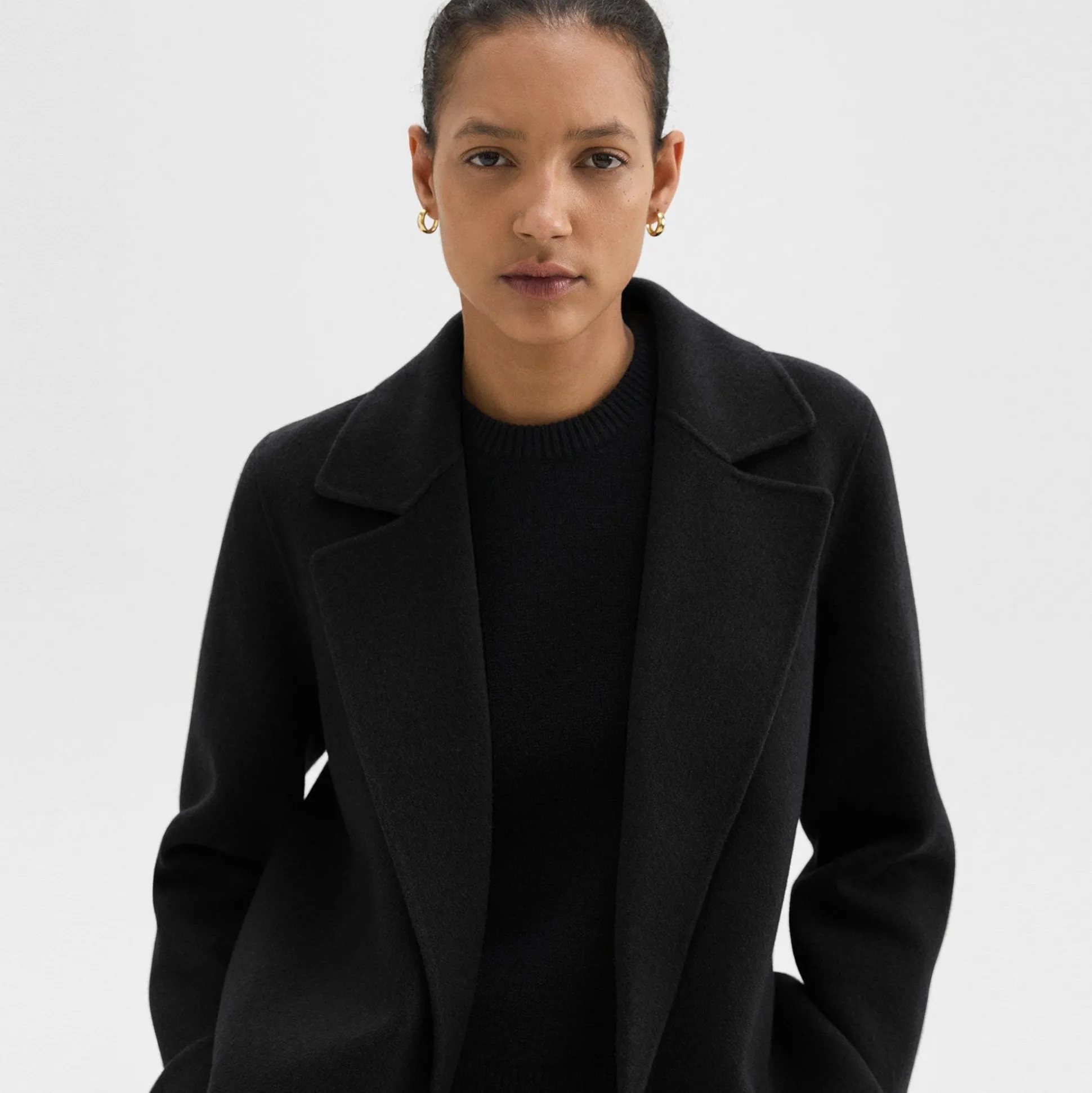 Theory Clairene Jacket In Double-Face Wool-Cashmere-Women Outerwear