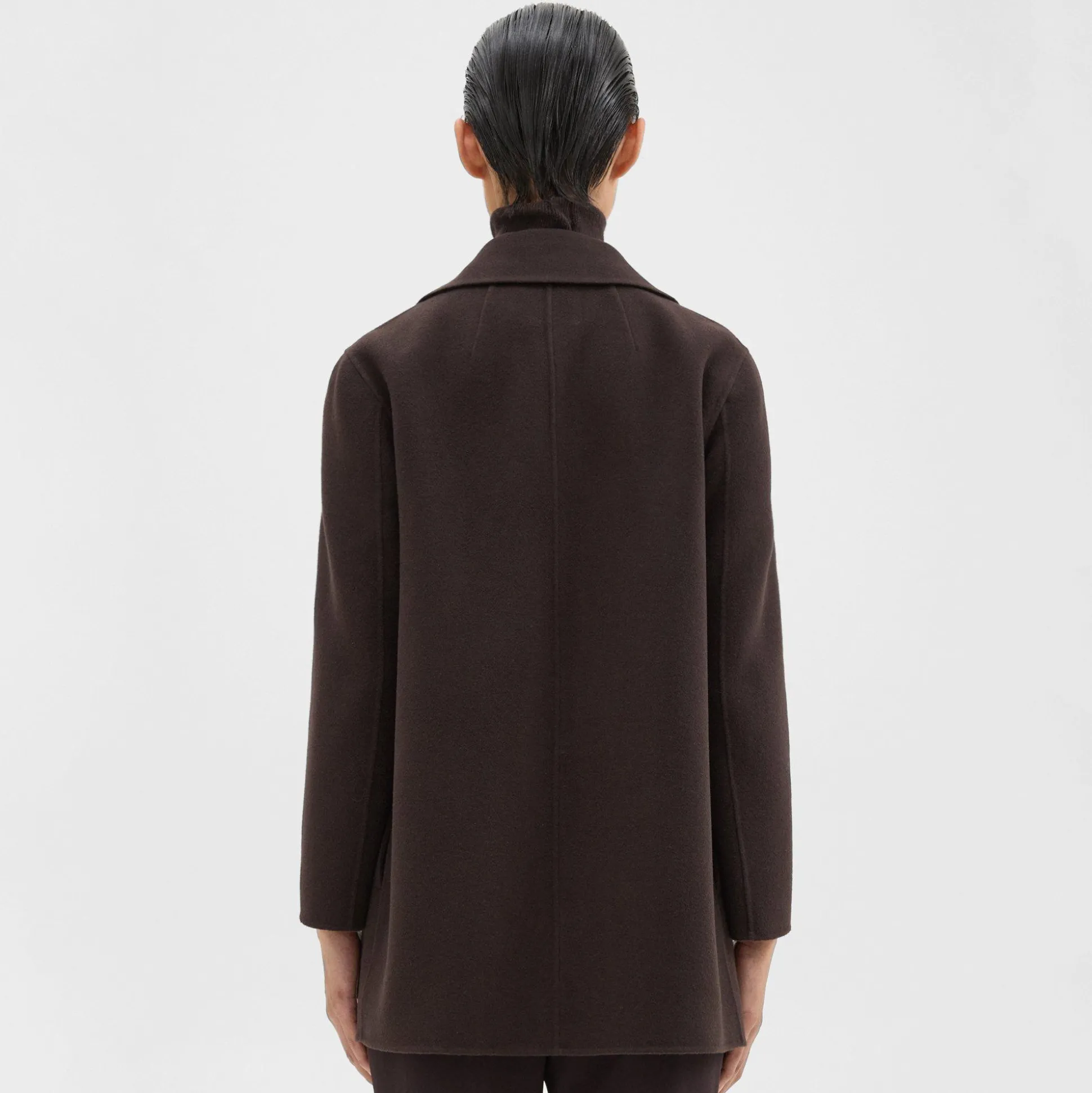Theory Clairene Jacket In Double-Face Wool-Cashmere-Women Outerwear