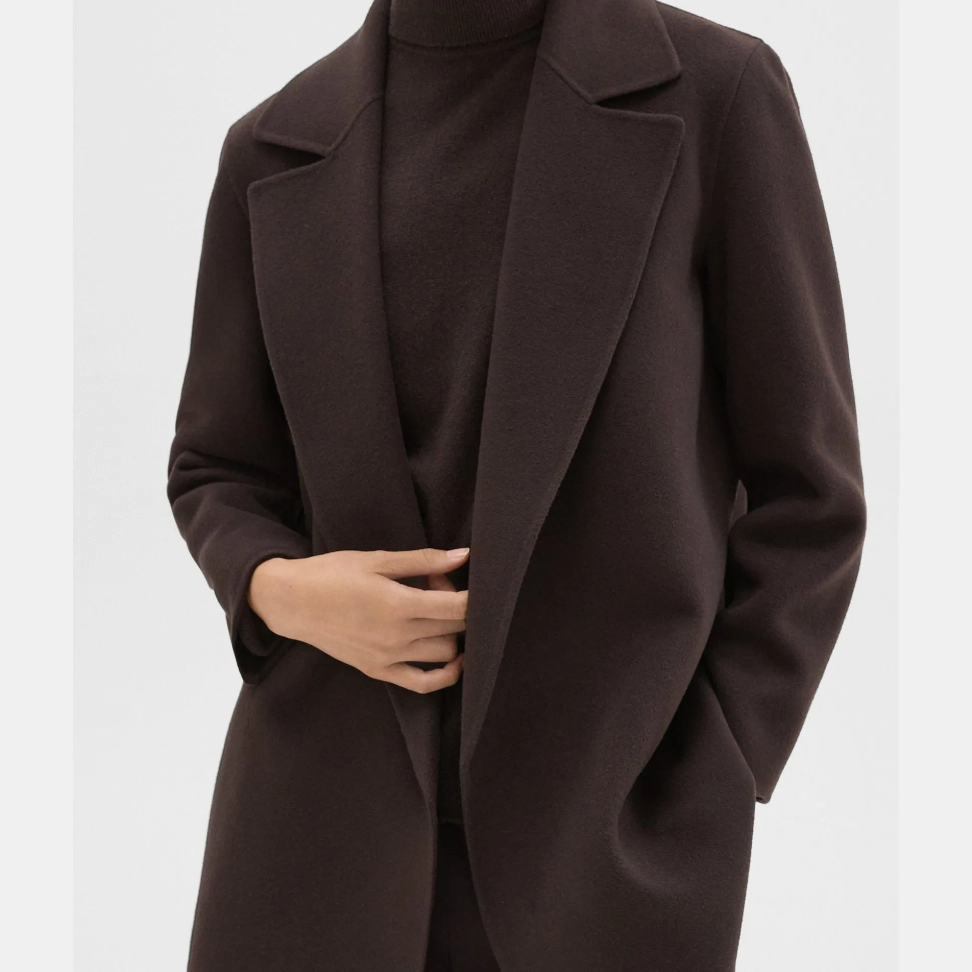 Theory Clairene Jacket In Double-Face Wool-Cashmere-Women Outerwear