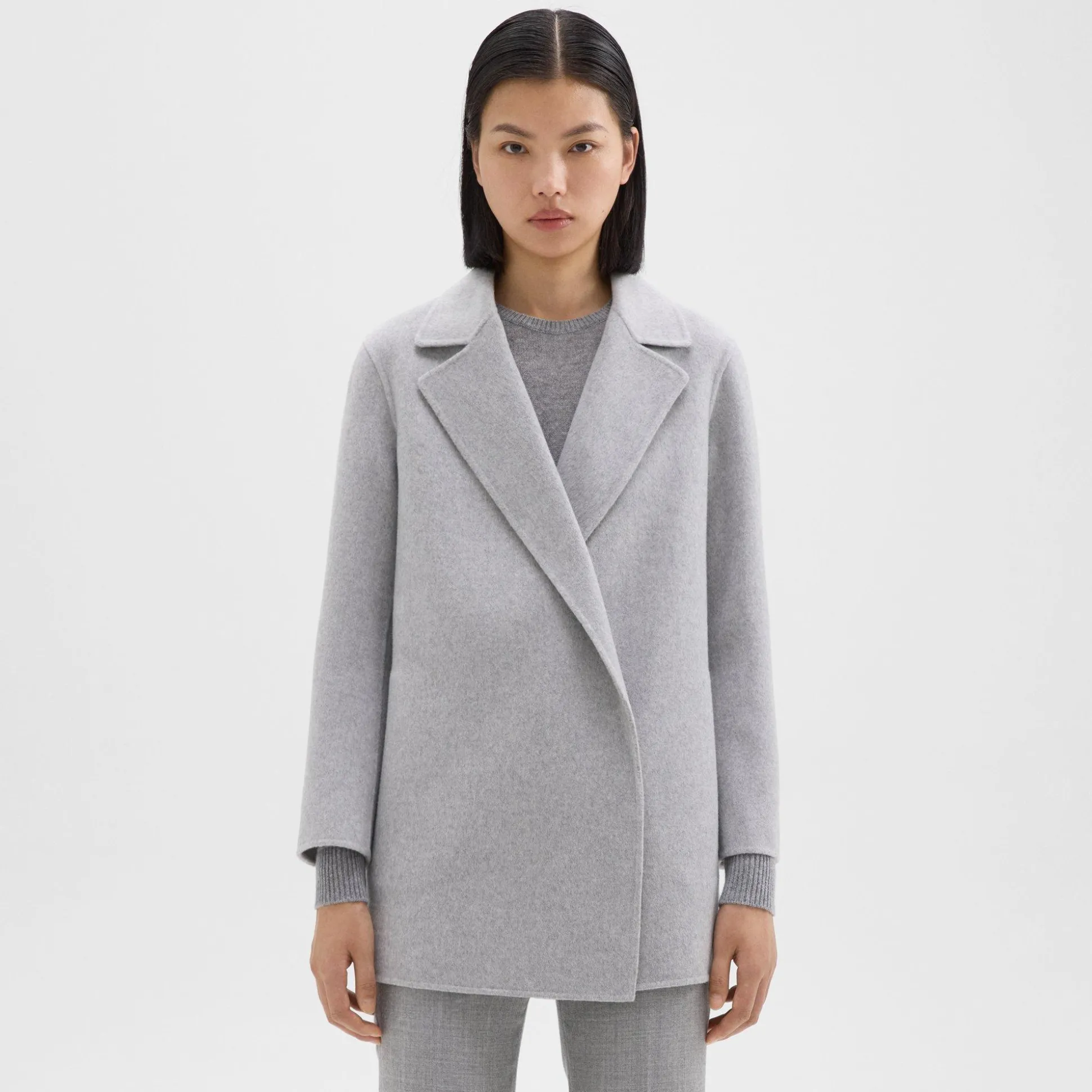 Theory Clairene Jacket In Double-Face Wool-Cashmere-Women Outerwear