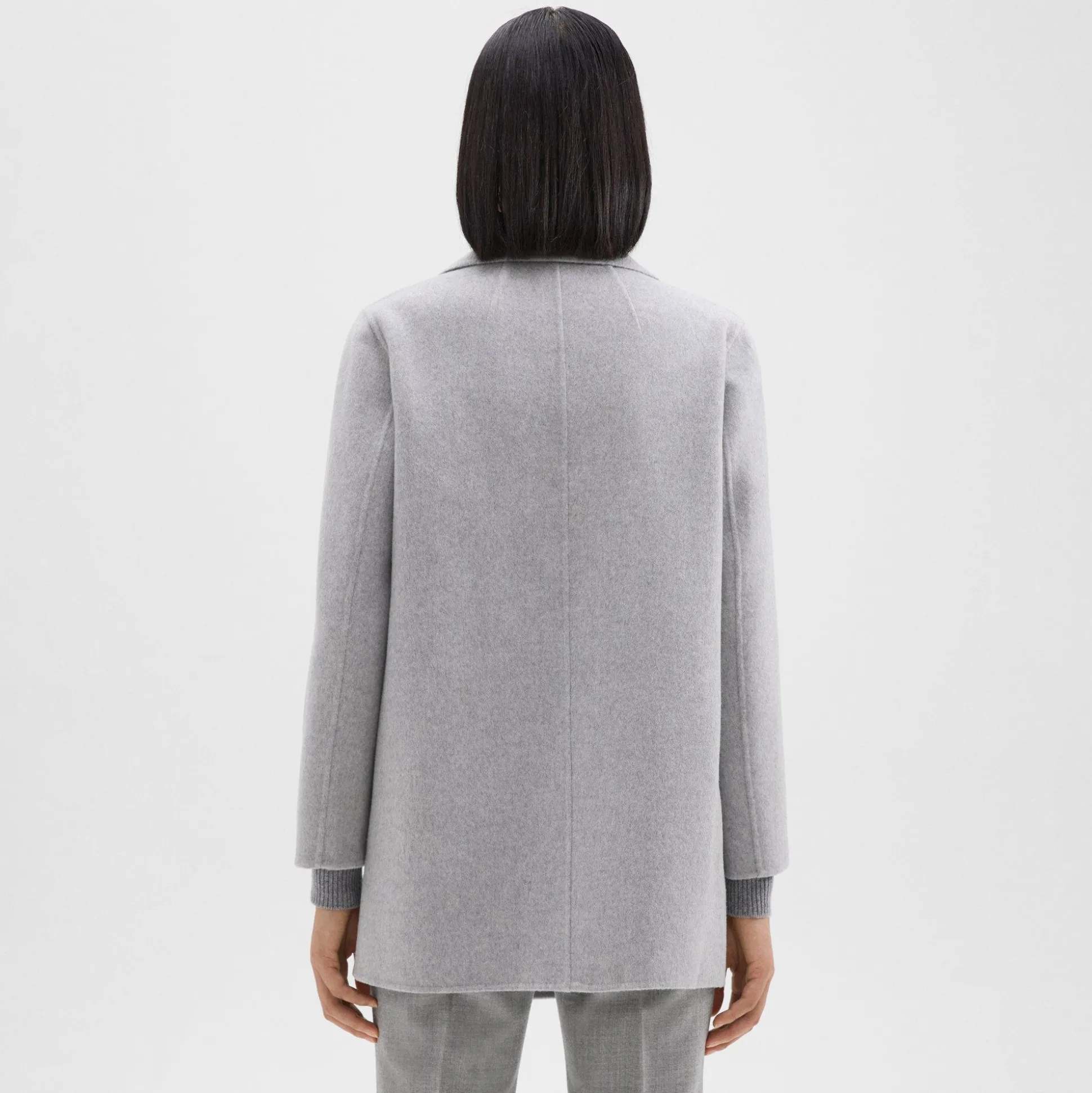 Theory Clairene Jacket In Double-Face Wool-Cashmere-Women Outerwear