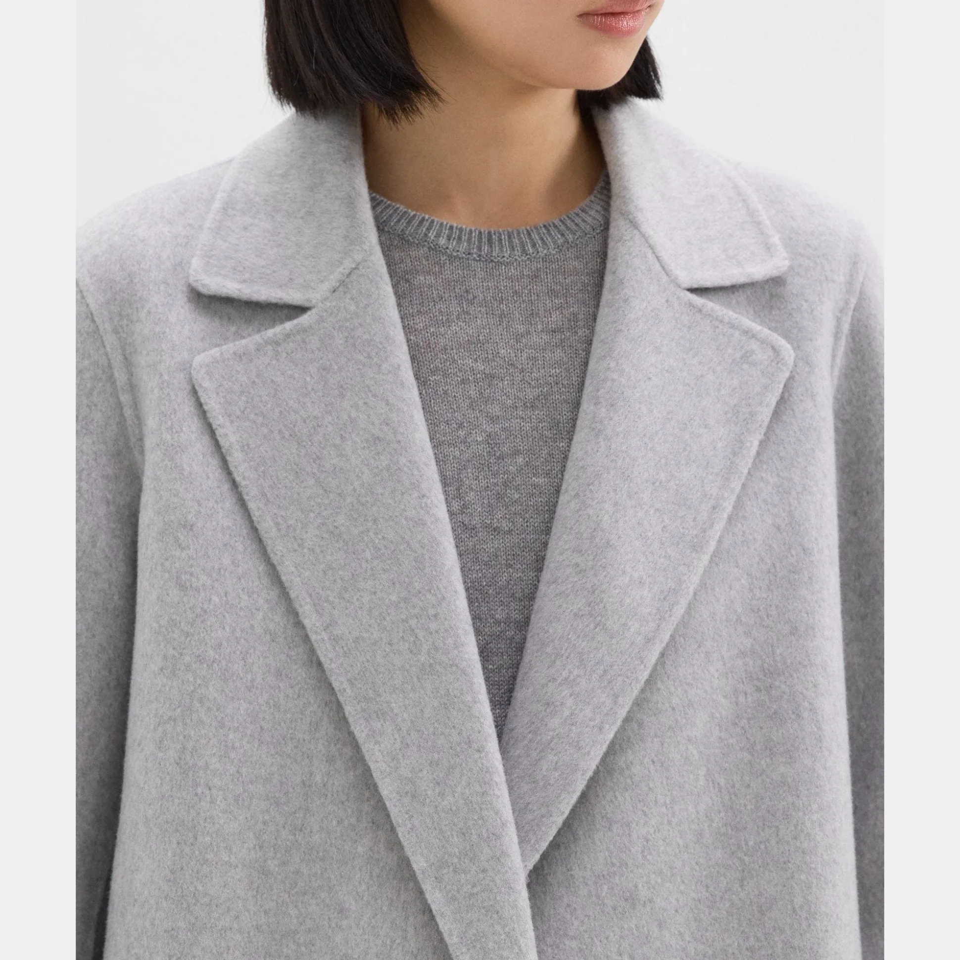 Theory Clairene Jacket In Double-Face Wool-Cashmere-Women Outerwear