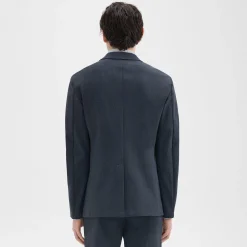 Theory Clinton Blazer In Herringbone Precision Ponte-Men Suits|Blazers + Jackets