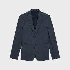 Theory Clinton Blazer In Herringbone Precision Ponte-Men Suits|Blazers + Jackets