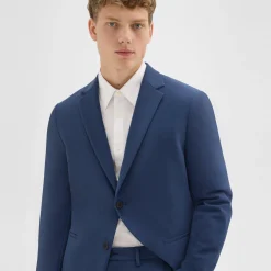 Theory Clinton Blazer In Precision Ponte-Men Blazers + Jackets|Suits