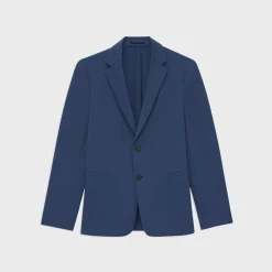 Theory Clinton Blazer In Precision Ponte-Men Blazers + Jackets|Suits