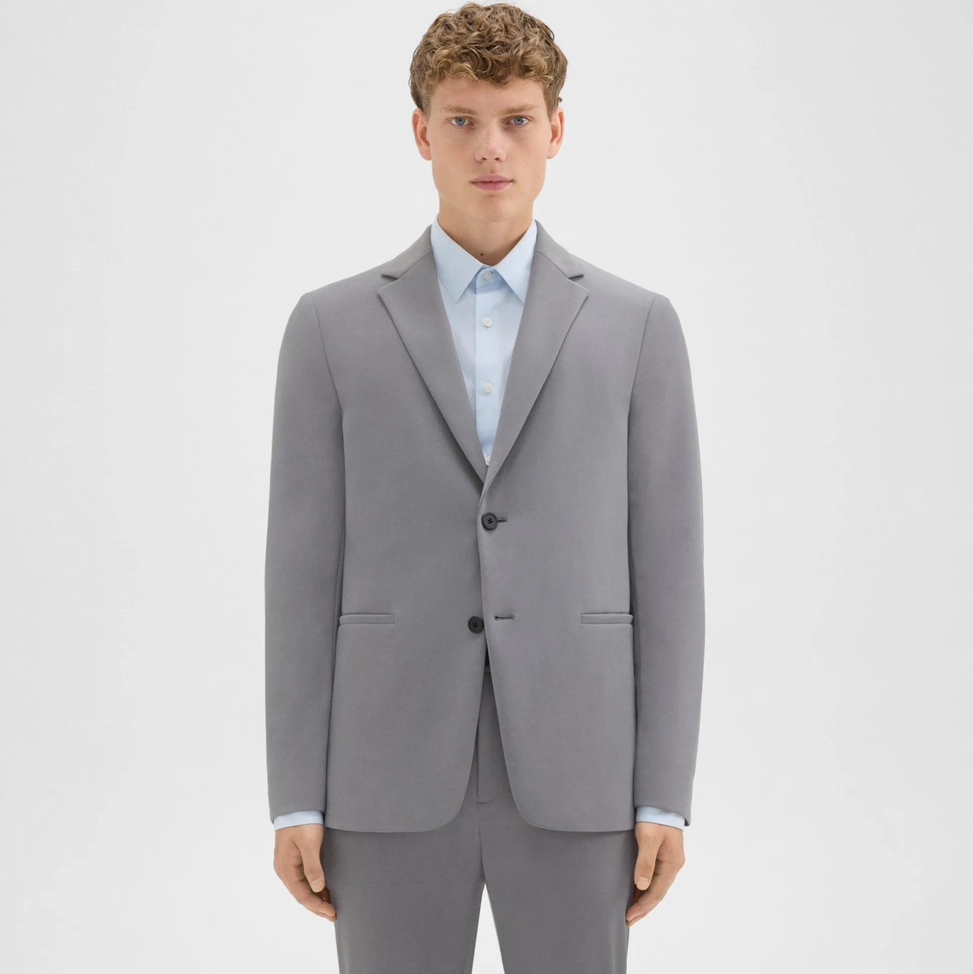 Theory Clinton Blazer In Precision Ponte-Men Suits|Blazers + Jackets