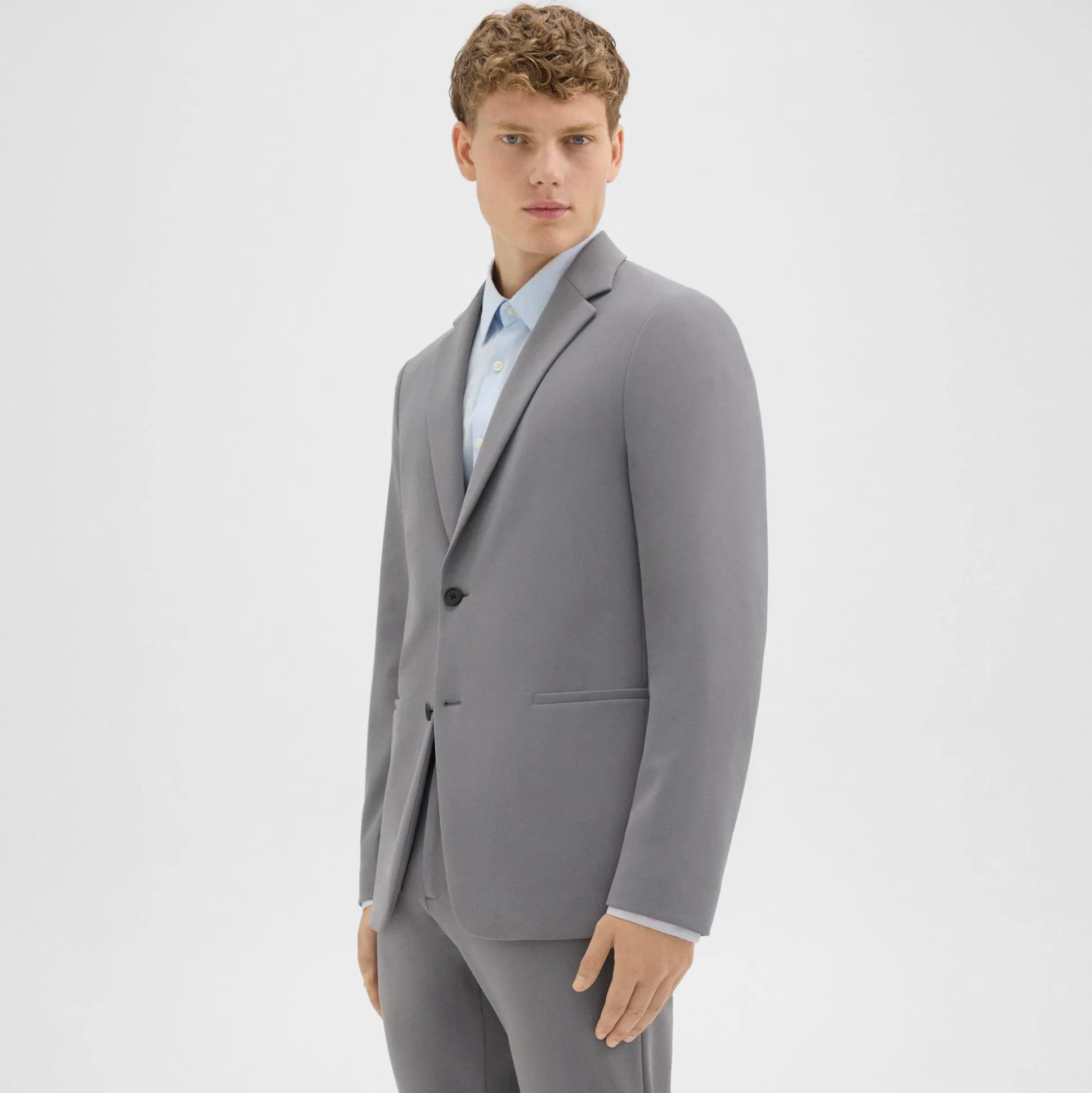 Theory Clinton Blazer In Precision Ponte-Men Suits|Blazers + Jackets