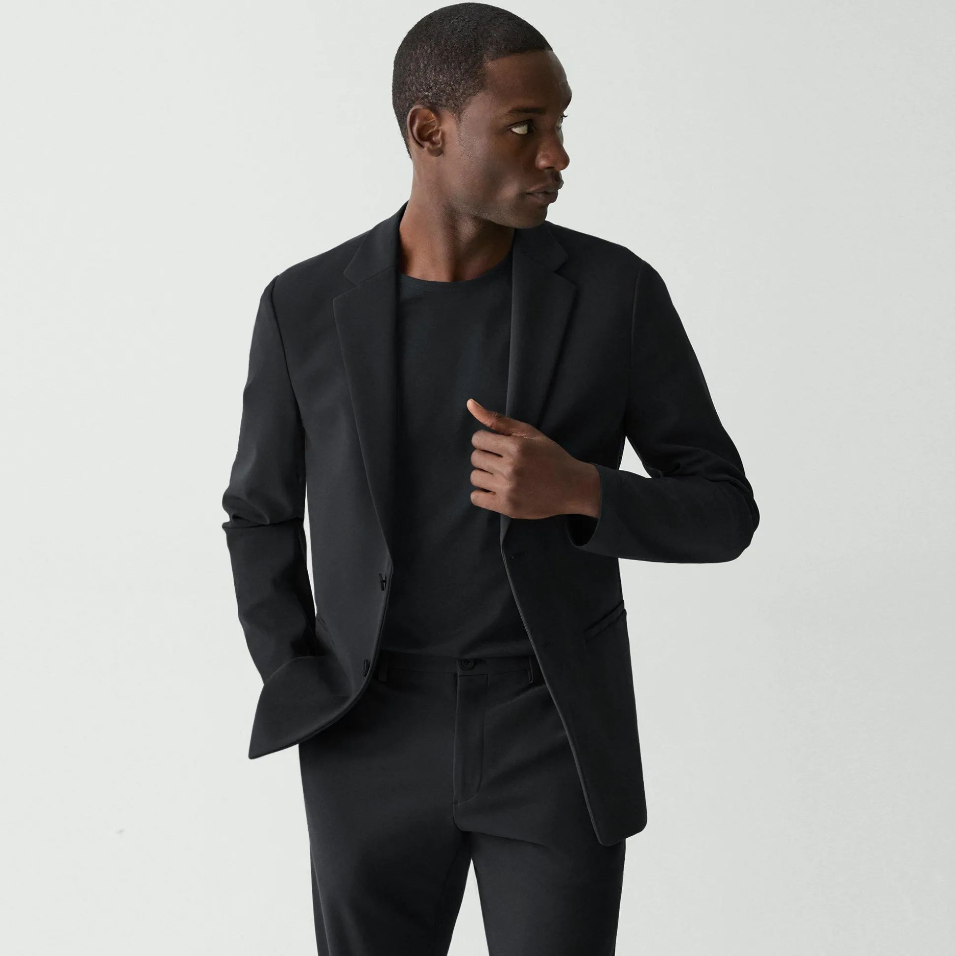 Theory Clinton Blazer In Precision Ponte-Men Suits|Blazers + Jackets