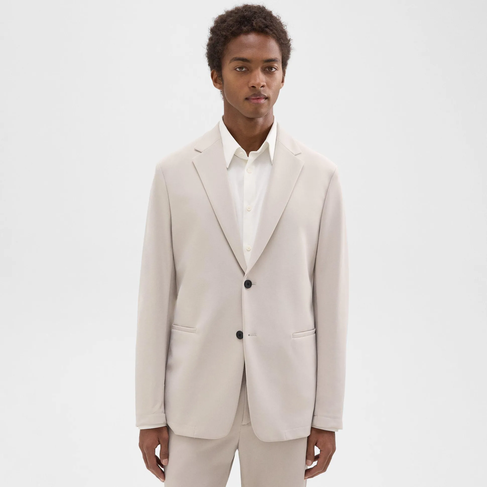 Theory Clinton Blazer In Precision Ponte-Men Suits|Blazers + Jackets