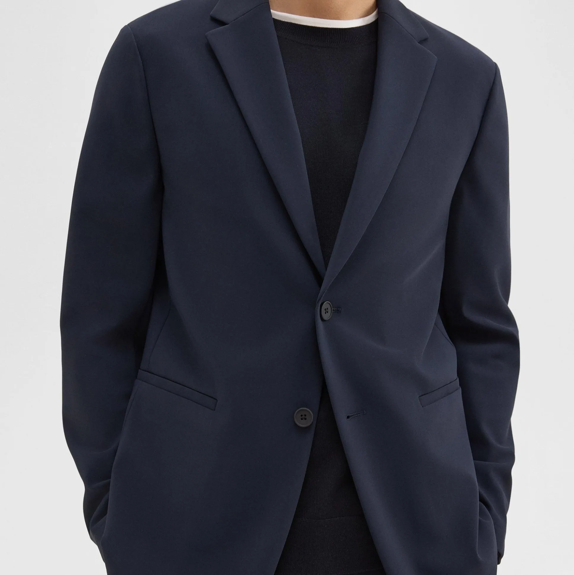 Theory Clinton Blazer In Precision Ponte-Men Suits|Blazers + Jackets