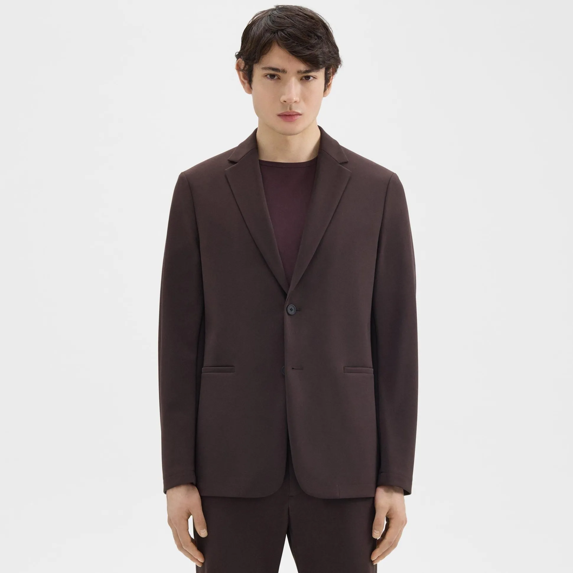 Theory Clinton Blazer In Precision Ponte-Men Suits|Blazers + Jackets