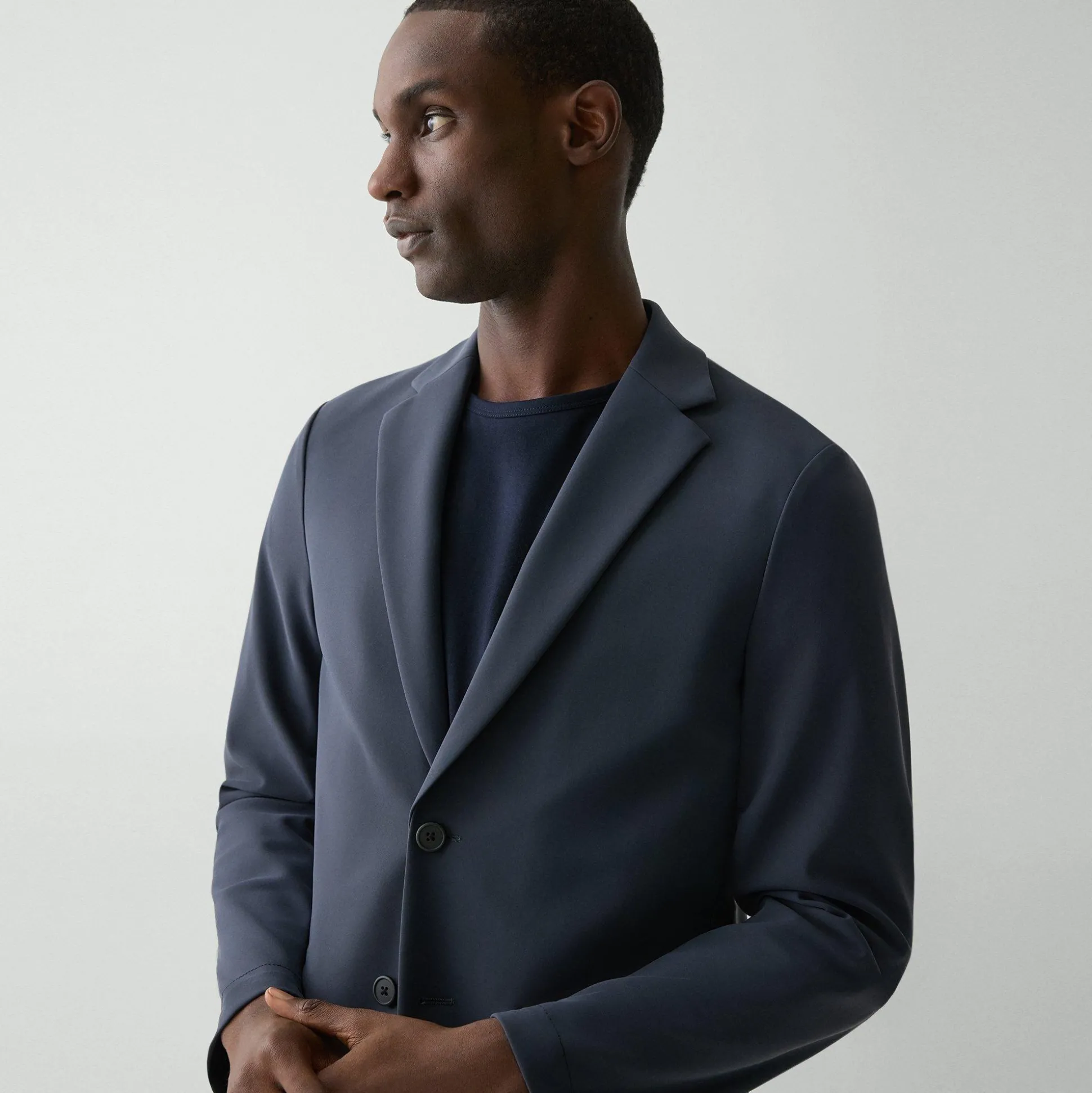 Theory Clinton Blazer In Precision Ponte-Men Suits|Blazers + Jackets