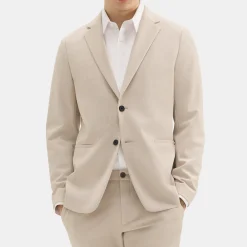 Theory Clinton Blazer In Printed Precision Ponte-Men Blazers + Jackets