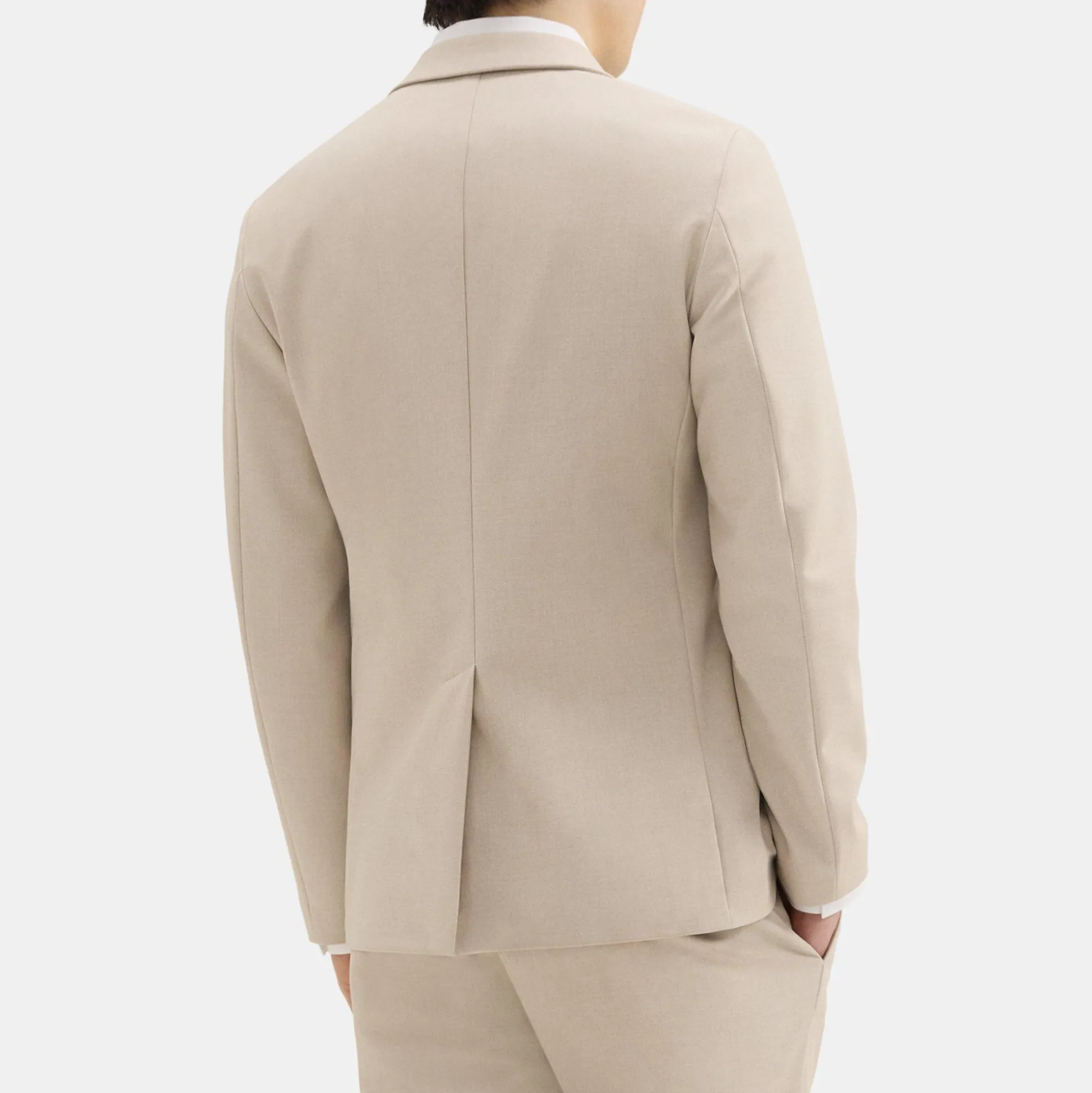 Theory Clinton Blazer In Printed Precision Ponte-Men Blazers + Jackets