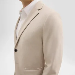 Theory Clinton Blazer In Printed Precision Ponte-Men Blazers + Jackets