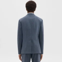 Theory Clinton Blazer In Printed Precision Ponte-Men Suits|Blazers + Jackets