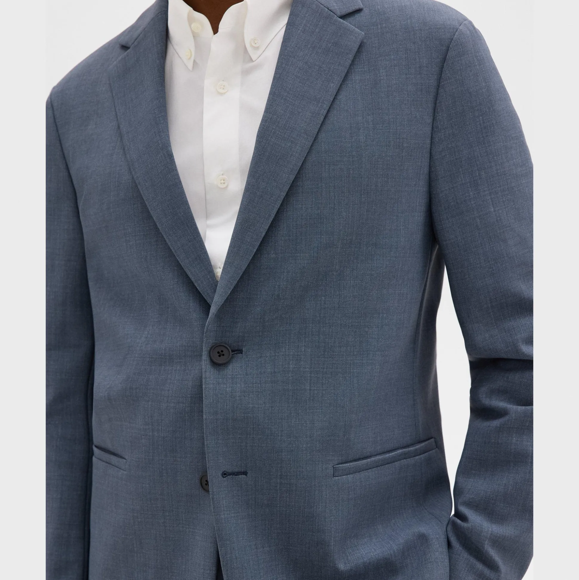 Theory Clinton Blazer In Printed Precision Ponte-Men Suits|Blazers + Jackets
