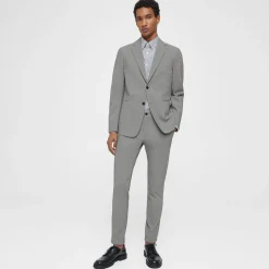 Theory Clinton Blazer In Printed Precision Ponte-Men Suits|Blazers + Jackets