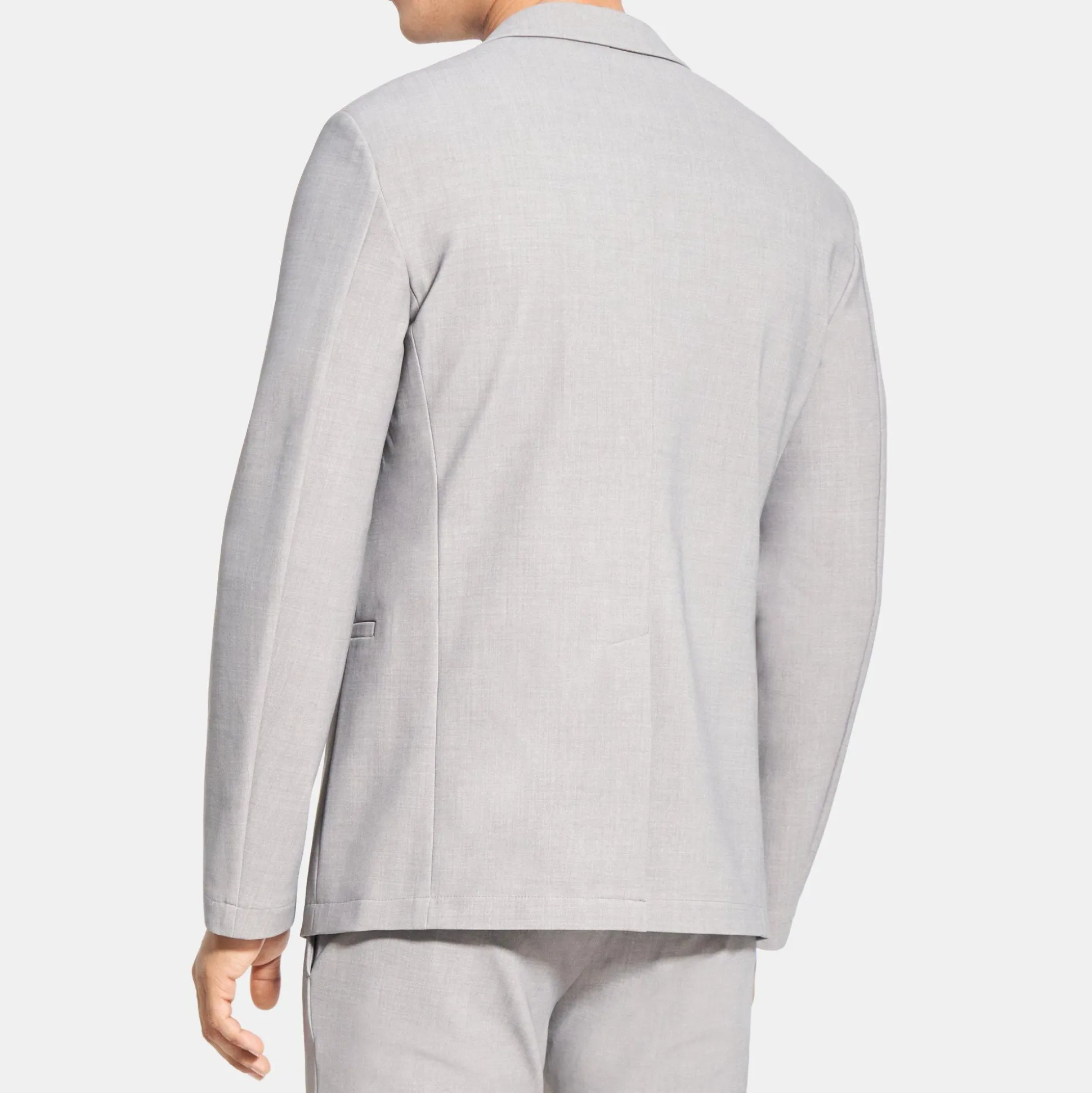 Theory Clinton Blazer In Printed Precision Ponte-Men Suits|Blazers + Jackets