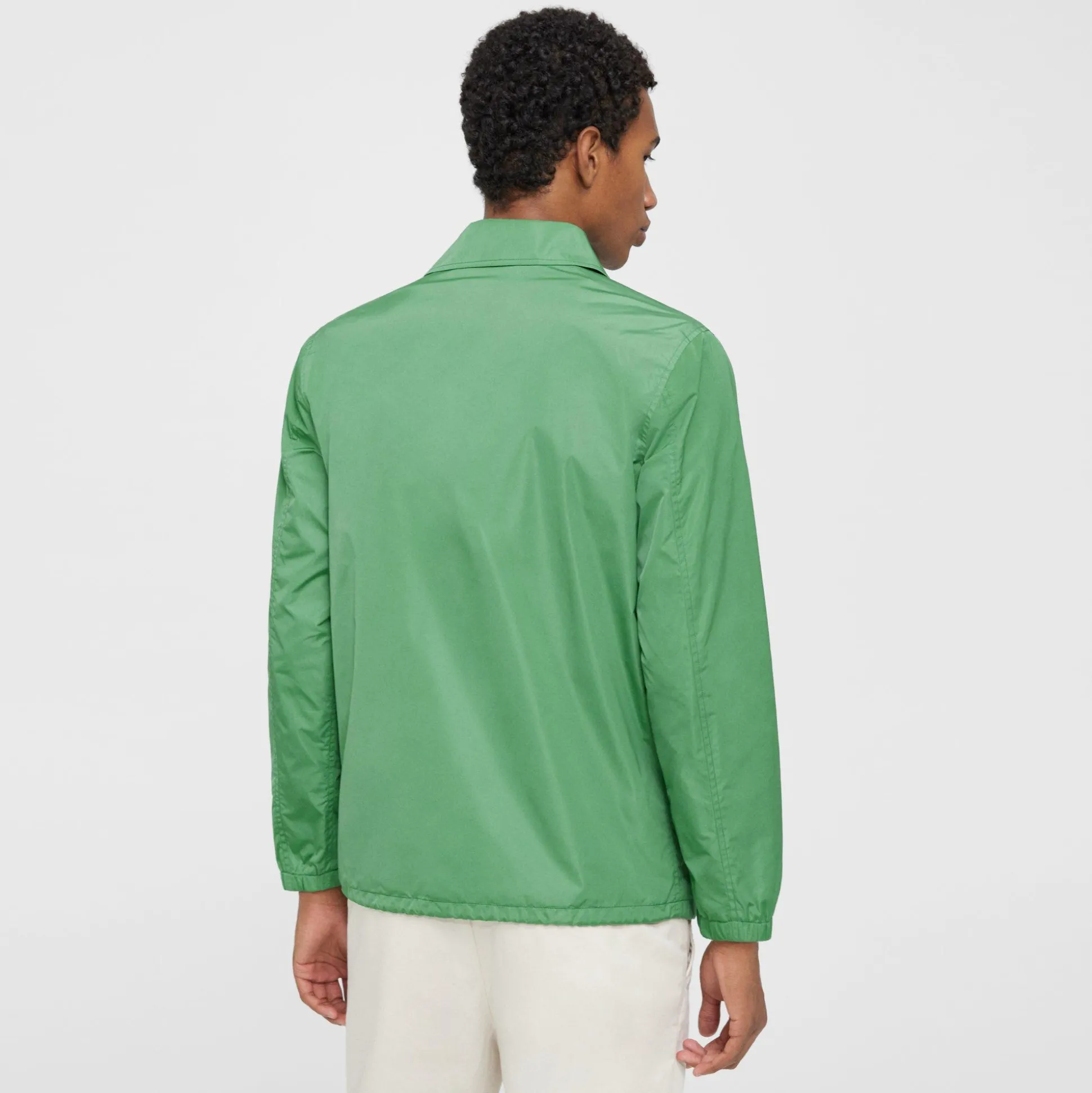Theory Coach'S Jacket In Nylon-Men Outerwear|Blazers + Jackets