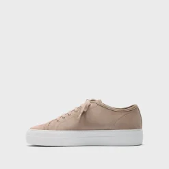 Theory Common Projects Women'S Tournament Shearling-Lined Low-Top Platform Sneakers-Women Shoes