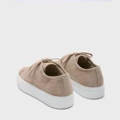 Theory Common Projects Women'S Tournament Shearling-Lined Low-Top Platform Sneakers-Women Shoes