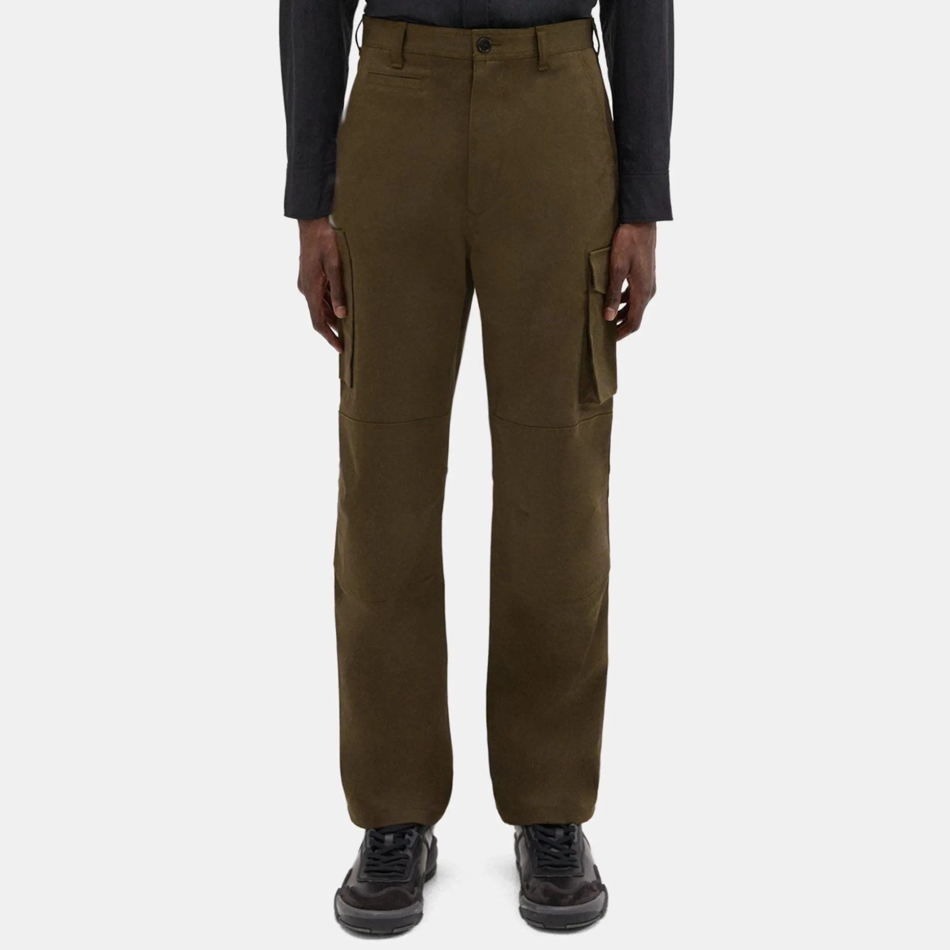 Theory Cotton Twill Cargo Pant-Men Pants