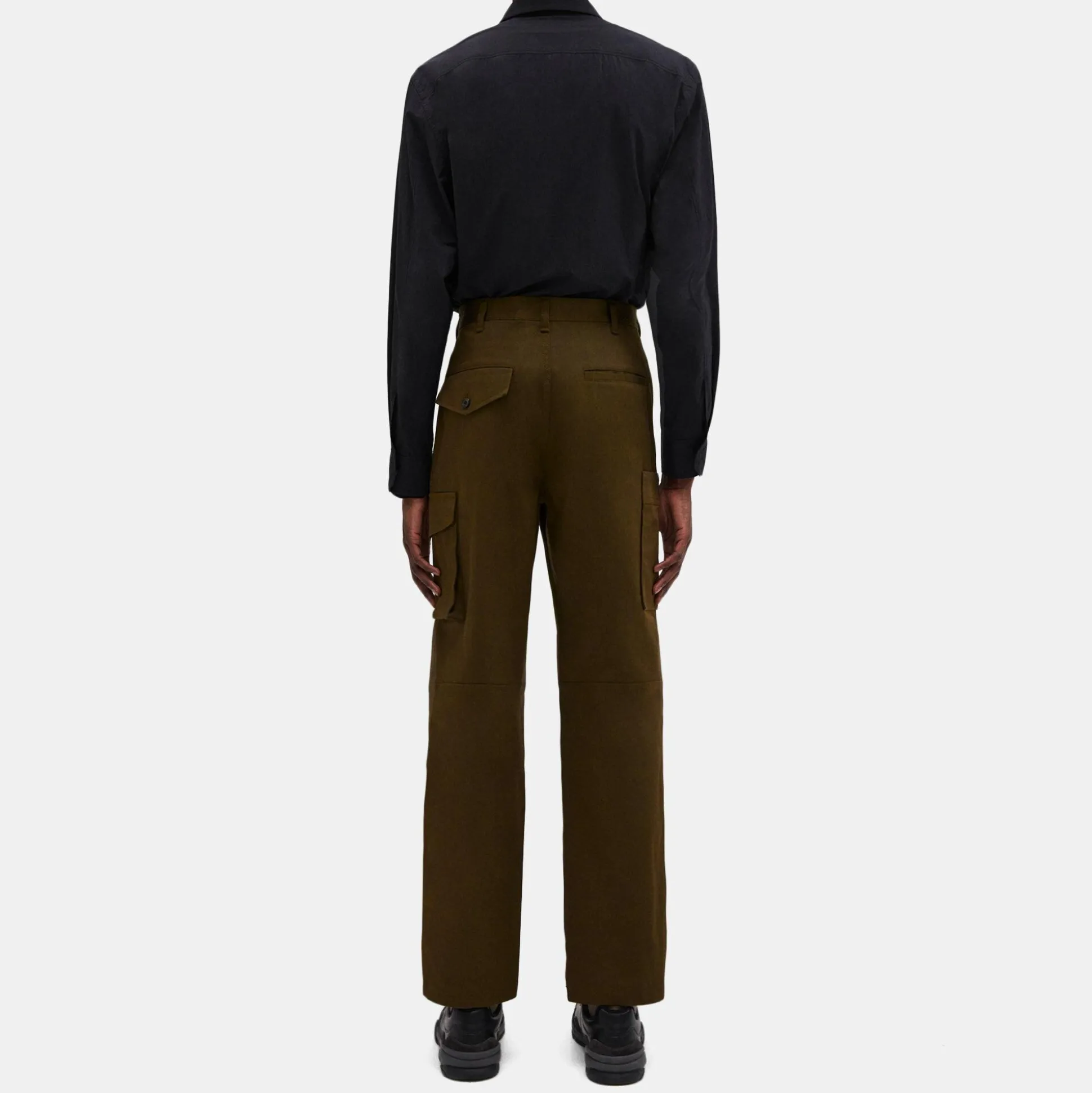 Theory Cotton Twill Cargo Pant-Men Pants