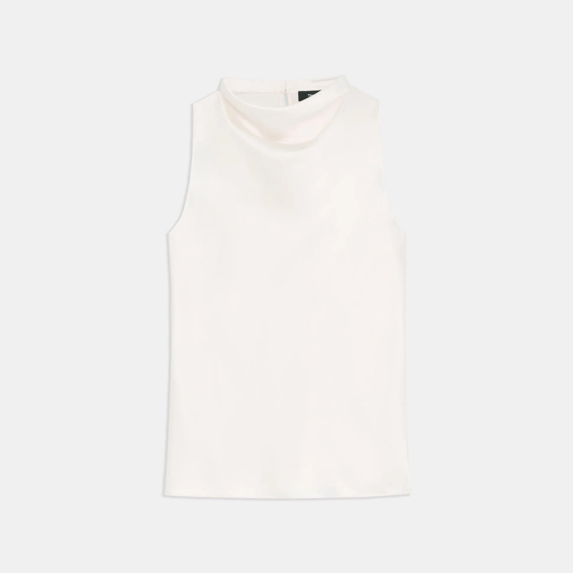 Theory Cowl Neck Top In Satin-Women Tops