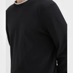Theory Crewneck Sweater In Regal Wool-Men Sweaters + Cardigans