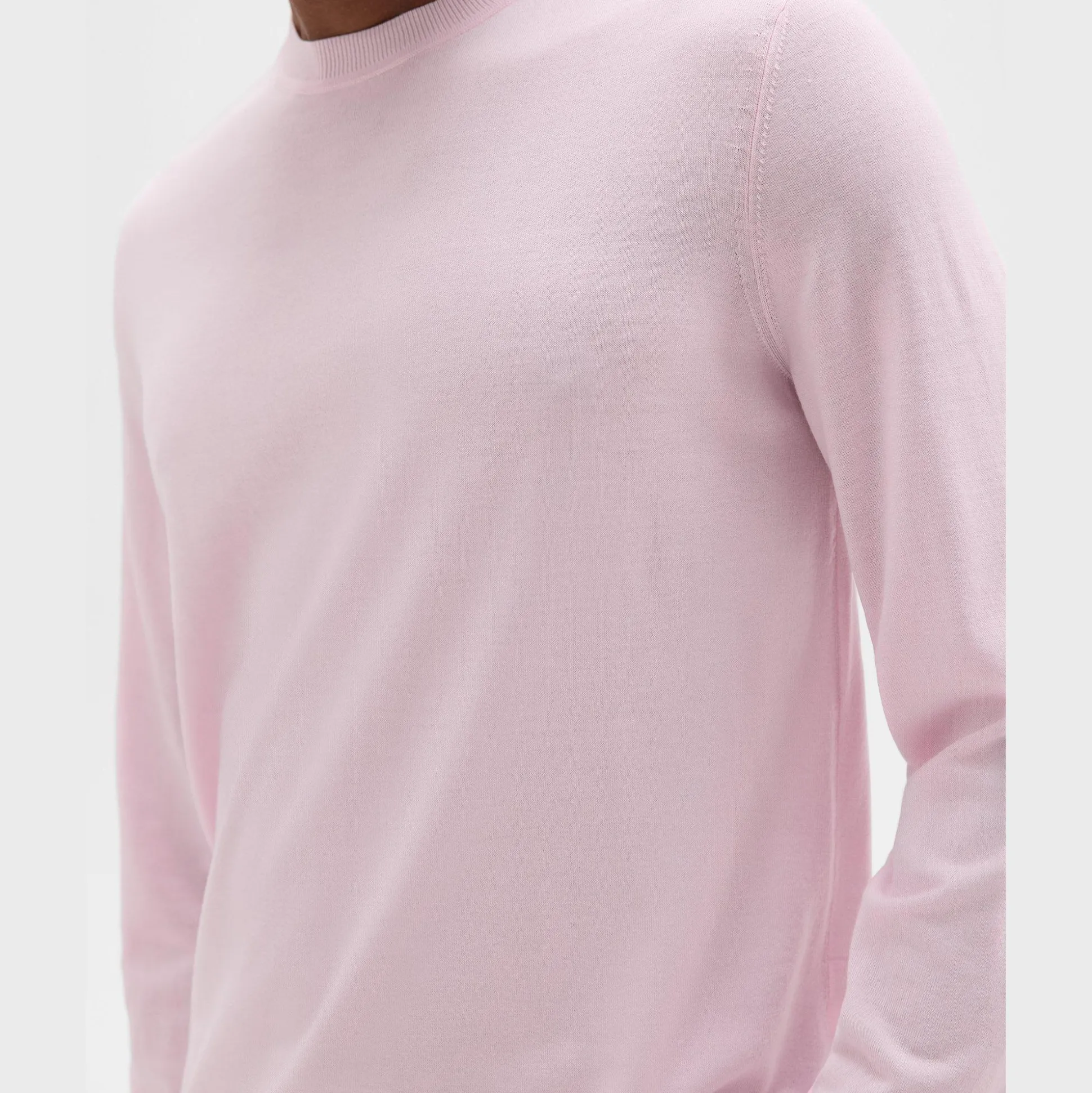 Theory Crewneck Sweater In Regal Wool-Men Sweaters + Cardigans