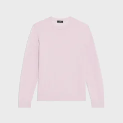 Theory Crewneck Sweater In Regal Wool-Men Sweaters + Cardigans