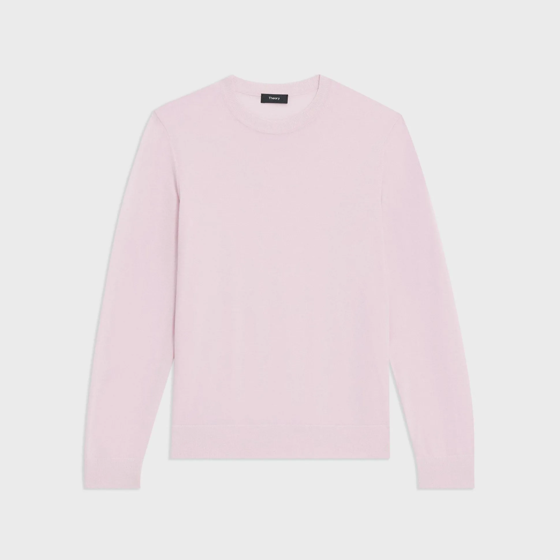 Theory Crewneck Sweater In Regal Wool-Men Sweaters + Cardigans