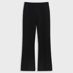 Theory Cropped Flare Pant In Crepe Knit-Women Pants