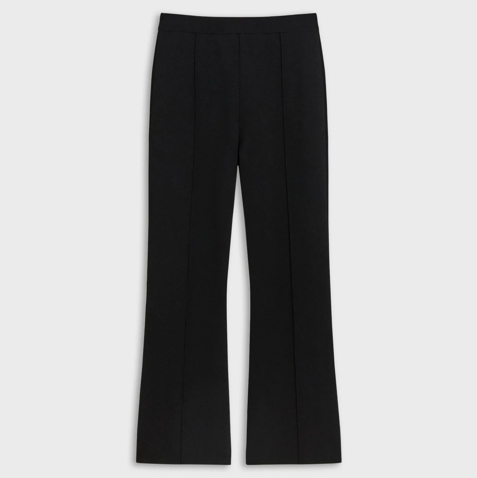 Theory Cropped Flare Pant In Crepe Knit-Women Pants