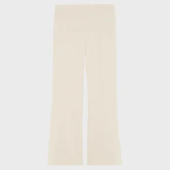 Theory Cropped Kick Pant In Double Weave-Women Pants