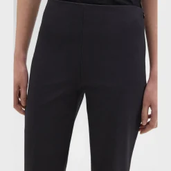 Theory Cropped Kick Pant In Stretch Cotton-Blend-Women Pants