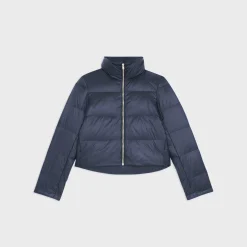 Theory Cropped Puffer Jacket In Recycled Nylon-Women Outerwear