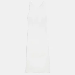 Theory Cross-Back Sheath Dress In Viscose-Women Dresses